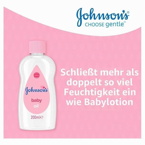 Johnson's Babyöl, Unparfümiert, 200 milliliter thumbnail 3