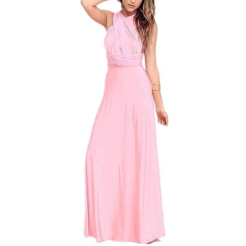Women Transformer Multi Way Bandage Dress Convertible Bridesmaid Gown - Image 1