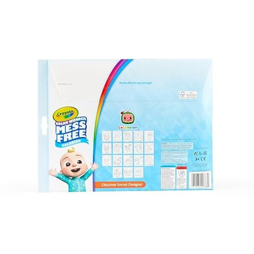 Crayola Cocomelon Color Wonder Coloring Set, Cocomelon Coloring Pages, Mess Free Coloring for Toddlers, Travel Activity, Gift for Kids thumbnail 7