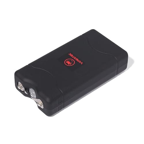 VIPERTEK VTS-880 Mini Stun Gun for Self Defense Rechargeable with LED Flashlight thumbnail 3