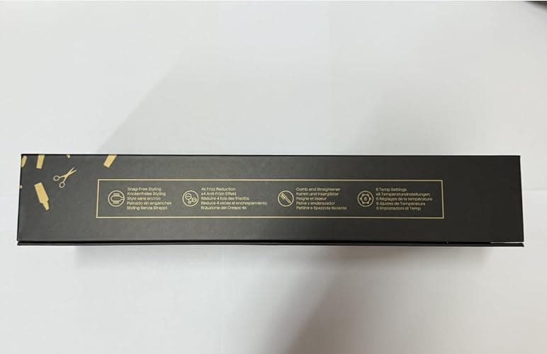 Wavytalk Hair Straightener Brush, Sleek Sweep Ionic Straightening Brush, Anti-Scald Ceramic Straightener Comb with LED Display for Super Smooth Hair. thumbnail 9