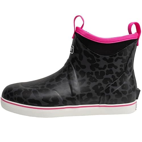 Buoy Boots Womens Waterproof Deck Ankle Rain Boots - Image 1