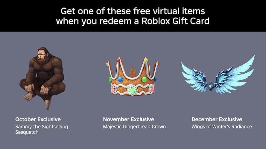 Roblox $50 Physical Gift Card [Includes Free Virtual Item] [Redeem Worldwide] thumbnail 4