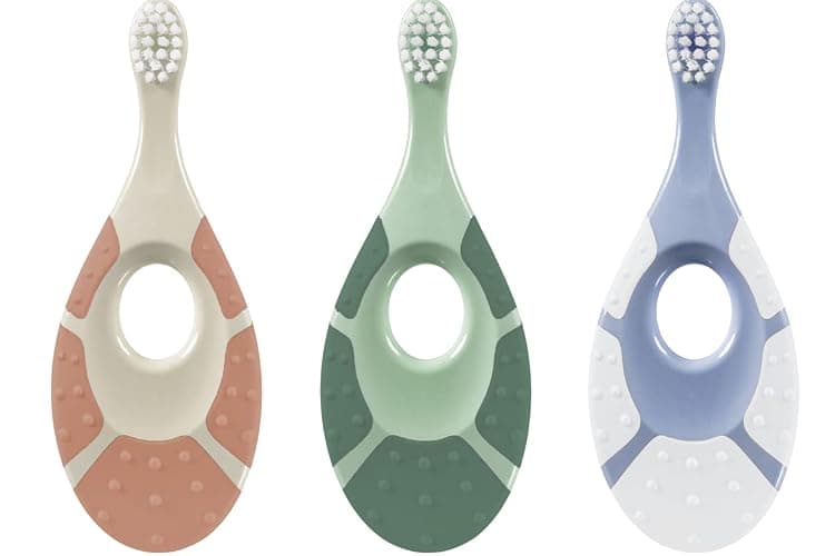 Jordan* ® | Step 1 Green Clean Toddler Toothbrush | Pack 3 Units - Image 1