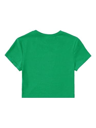 Women's St. Patrick's Day Crop Top St. Paddy's Day Shirt Irish Shirts Shamrock Graphic Short Sleeve Crop Tops for Teen Girls thumbnail 2