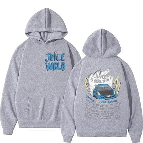 Sudiup Men's and women's hooded retro sportswear Y2K sportswear fashionable hip-hop casual jacket autumn and winter clothing thumbnail 4