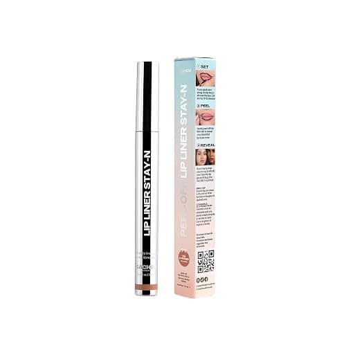 Sacheu Lip Liner STAY-N Peel Off Lip Stain — Long Lasting Matte Lip Tattoo Transfer Proof Lipstain Infused with Hyaluronic Acid & Vitamin E for All Skin Types — Vegan & Cruelty-Free, p-INKED thumbnail 8