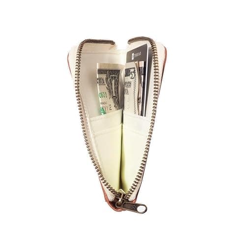 Thread Wallets RFID Blocking Leather Zip Wallet with Card Holder for Men and Women (Emmeline) thumbnail 4
