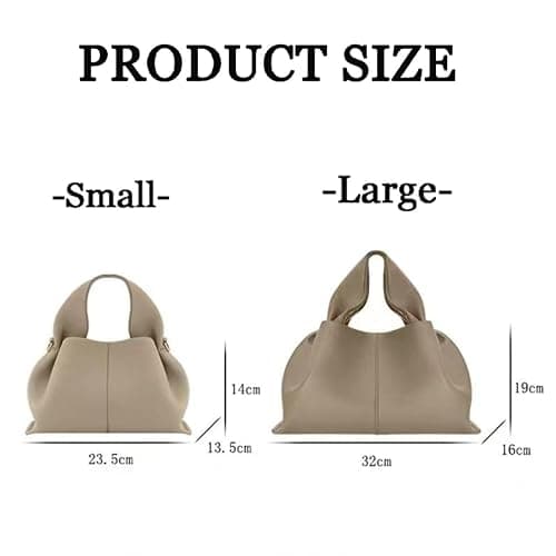 Cloud Pouch Dumpling Clutch Purse Women Tote Shoulder Retro Crossbody Bag Casual Dumpling Hobo Bag thumbnail 6