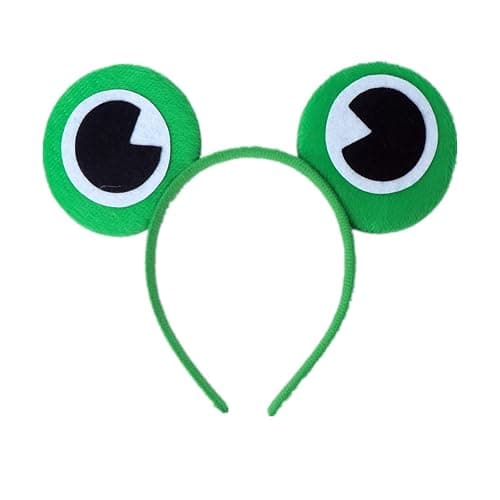 Soochat Frog Headband Cute Frog Eye Head Band Hair Band for Halloween Dress-Up Party Supplies Christmas Decorations - Image 1