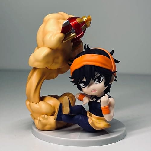 MABAIUDE Narancia Ghirga Figure Model Set, Mini Anime JJBA Action Figure Cake Topper Ornament, Exquisite Handmade Desktop Figurine Statue Decoration Collection thumbnail 5
