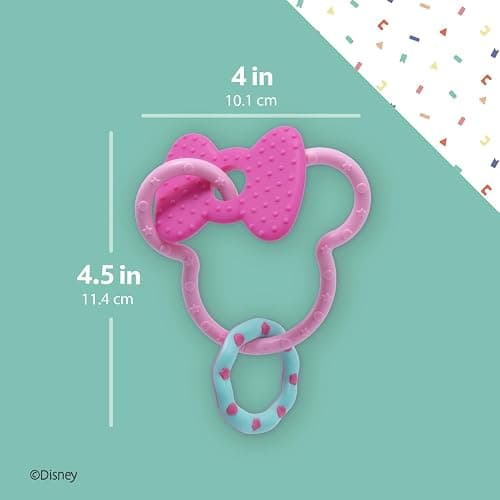 Disney Baby Minnie Mouse Teething Ring Toy (79676) thumbnail 2