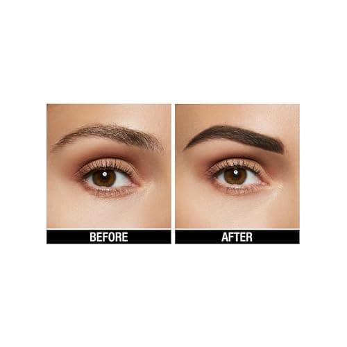 Maybelline Express Brow Ultra Slim Eyebrow Makeup, Brow Pencil with Precision Tip and Spoolie for Defined Eyebrows, Deep Brown, 1 Count thumbnail 6