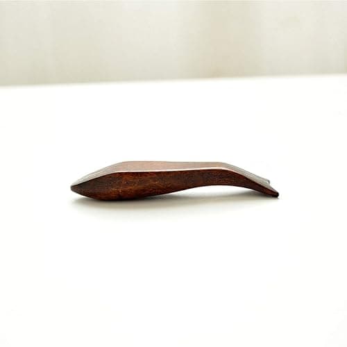 SHERCHPRY Japanese Style Small Fish Wood Chopsticks Holder Rest Set 6Pcs Handmade Round Drum Design for Chopsticks Forks Spoons Tableware thumbnail 6