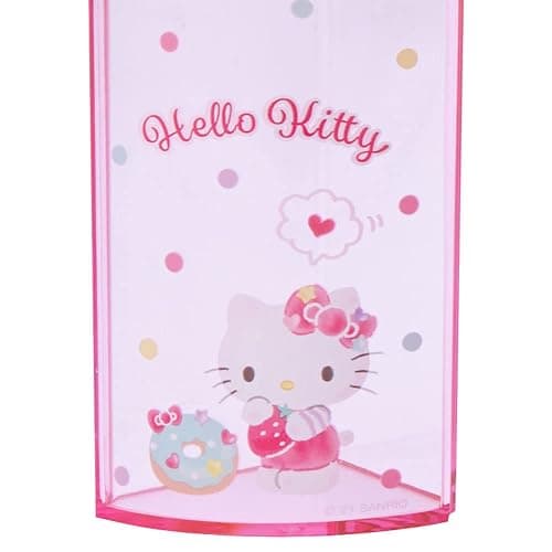 Sanrio 213110 Pink Plastic Hello Kitty Kitty Pen Stand 360 Degree Rotating Pen Stand Pen Holder Cosmetic Makeup Brush Tulle Pet Character thumbnail 3