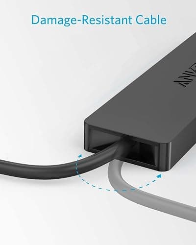 Anker USB Hub 4 Ports, Multiple USB 3.0 Hub, USB Splitter for Laptop, Extender for A Port Laptop, PC, Desktop and More [Charging Not Supported](2ft USB-A) thumbnail 5