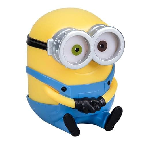 Minions Bob Light, Officially Licensed LED Light Shaped Like Bob, Battery-Powered Home Decor, Perfect for Bedside Table or Shelf, Collectible for Fans of Despicable Me for All Ages | Paladone - Image 1