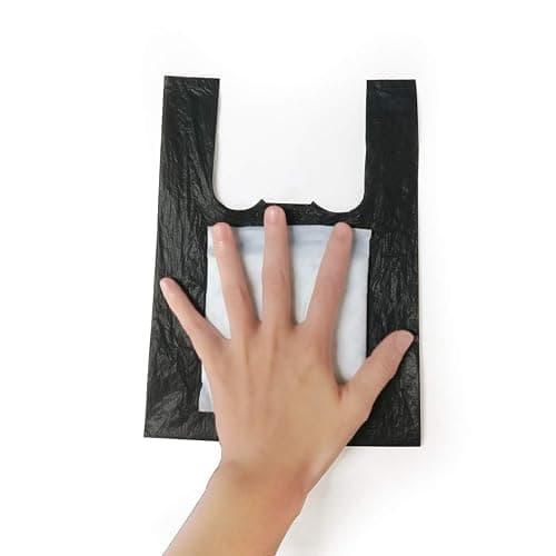 200 Counts Sanitary Waste Bags,Women Waste Bags for Sanitary Napkin, Personal Disposal Bags with Handles (Black) thumbnail 4