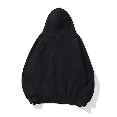 HOCANDY Womens Oversized Hoodies Sweatshirt Basic Solid Long Raglan Sleeves Loose Fleece Hooded Pullover With Kangaroo Pocket thumbnail 4