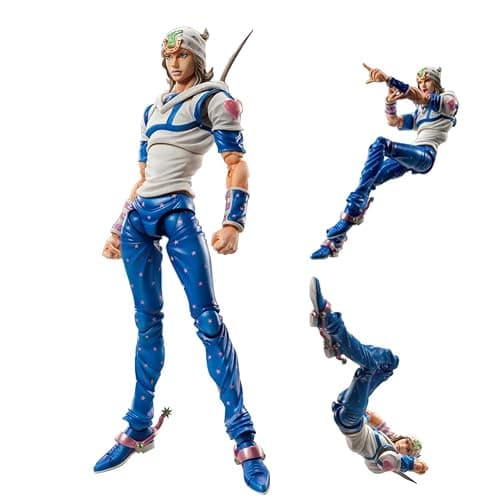 Zhongkaihua JJBA Figure Johnny Joestar Model 17CM PVC Statue Anime JJBA Action Figures Movable Joints Interchangeable Accessories Collection Decorations Gifts - Image 1