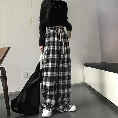 Harajuku Fashion Plaid Pants Checkered Alt Emo Scene Pants Cargo Pants Y2k Baggy Grunge Clothes Goth Hiphop Streetwear thumbnail 6