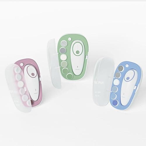 Momcozy Baby Nail File Electric, Gentle Baby Nail Trimmer Electric, Baby Nail Clipper with Night Light, 7 Grinding Head Replacement Pads, Green thumbnail 9