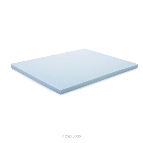 LUCID Mattress Topper, Twin XL, 3 Inch, Memory Foam - Gel Infused Mattress Topper - CertiPUR Certified - Twin XL - 3 Inch - Topper Only thumbnail 7