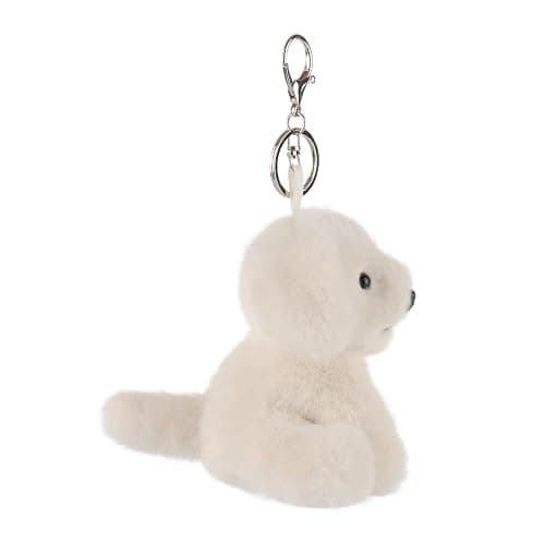 Apricot Lamb Plush Labrador Dog Puppy Stuffed Animal Soft Keychain for Kids Bag, Purse, Backpack, Handbag thumbnail 5