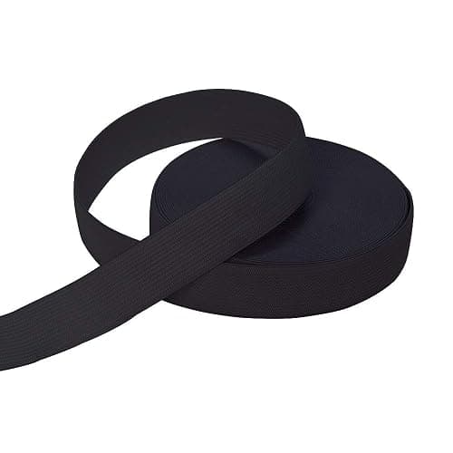 Airisoer Elastic Bands for Sewing 1 Inch x 12 Yards, Black | Stretchable Knit Elastic Spool, Durable & Strong, for Waistbands, Pants, Clothes, DIY Crafts & Sewing, and Everyday Fixes thumbnail 2