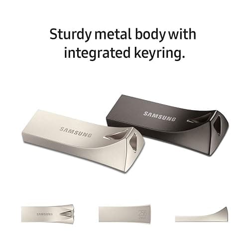 SAMSUNG BAR Plus 256GB - 400MB/s USB 3.1 Flash Drive Titan Gray (MUF-256BE4/AM) thumbnail 6