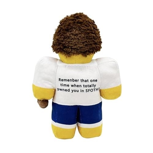 Forsaken Shedletsky Blame John Plushie, 10 Inch Stuffed Toy, Soft Plush Figure, Gaming Collectible, Game Room Decor, Yellow Plush, Gift for Gamers and Fans (25cm) thumbnail 3