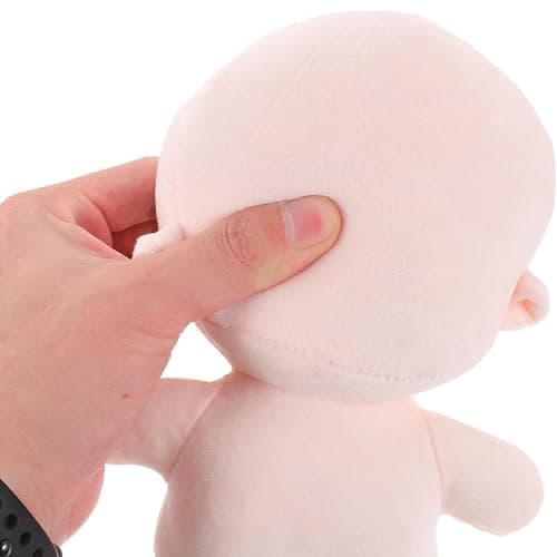 DOITOOL 7.87In Plush Blank Doll Body for DIY Crafting Adorable Stuffed Toy for Girls Portable Soft Doll Model for Creative Play and Early Childhood Education thumbnail 4