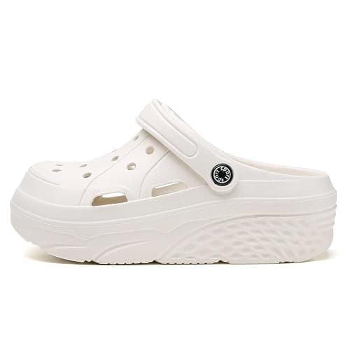 Meidiastra Women's Platform Clogs Slippers Slip On Slide Wedge Sandals for Women thumbnail 3