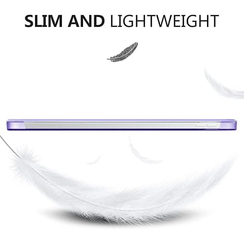 MoKo for iPad (A16) 11th Generation Case 11 Inch 2025, iPad 10th Generation Case 10.9 Inch 2022, Slim Stand Hard PC Translucent Back Shell Smart Cover, Support Touch ID, Auto Wake/Sleep,Lilac Purple thumbnail 7