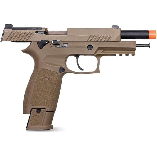 Sig Sauer Proforce 6mm BB Caliber Metal Slide Construction with Full Blow-Back Action 21rd M17 Airsoft Pistol, Coyote Tan thumbnail 4