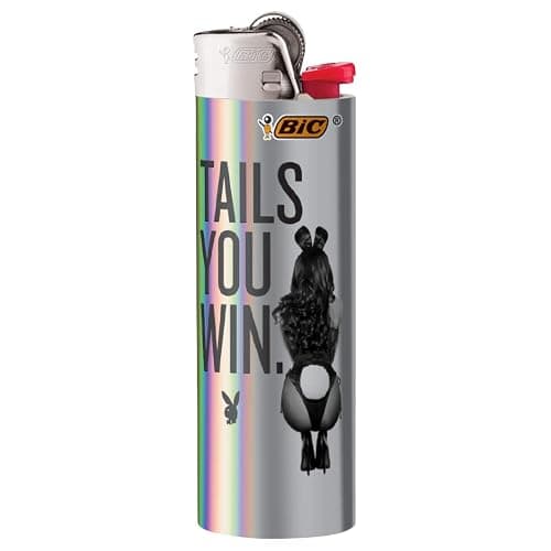 BIC Pocket Lighter, Special Edition Playboy (Holographic) Collection, Assorted Unique Lighter Designs, 8 Count Pack of Lighters thumbnail 6
