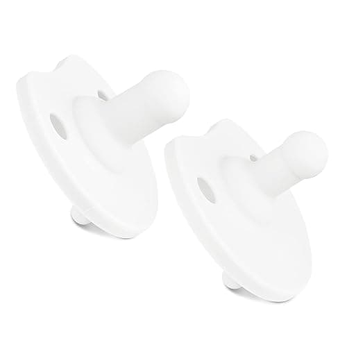 Ryan & Rose Cutie PAT Pacifier Teether (Preemie Kit, White) - Image 1