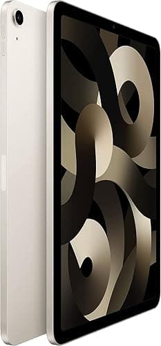 Apple 2022 iPad Air 10.9-inch, Wi-Fi, 256GB - Starlight (Renewed) - WiFi - Starlight - 256GB thumbnail 2