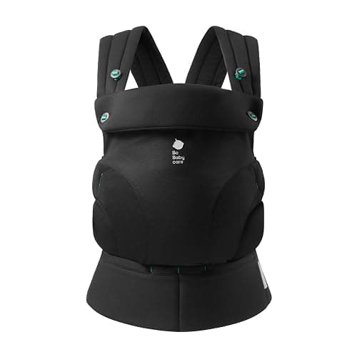 Bc Babycare CocoonGo Baby Carrier – CloudTouch Soft & Ergonomic Baby Carrier for 7–44 lbs | Easy to Wear, Adjustable Fit, Travel-Ready, Machine Washable (Black) thumbnail 6