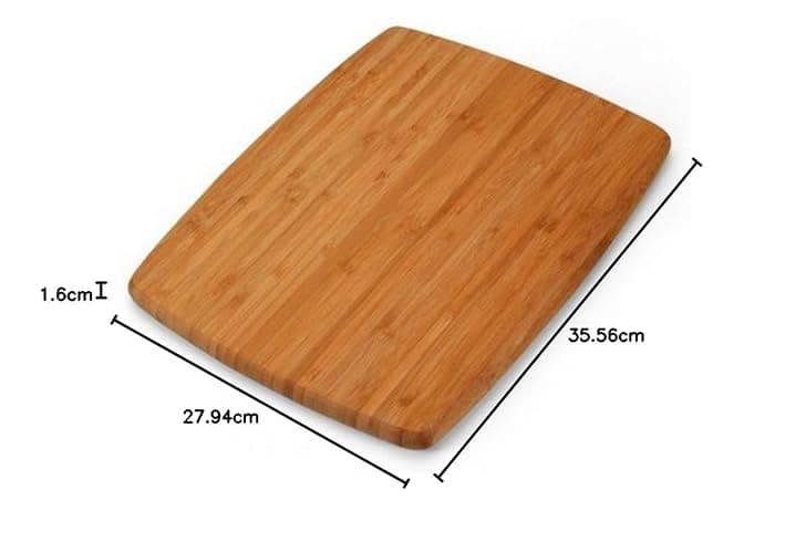 Farberware - Bamboo Cutting Board, Environmentally Friendly Cutting Board, Food Prep Kitchen Companion (11X14 inches) thumbnail 2