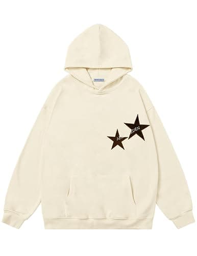 Aelfric Eden Star Hoodies Y2k Oversized Graphic Hoodies Aesthetic 90s Crewneck Sweatshirt Long Sleeve Pullover Tops thumbnail 2