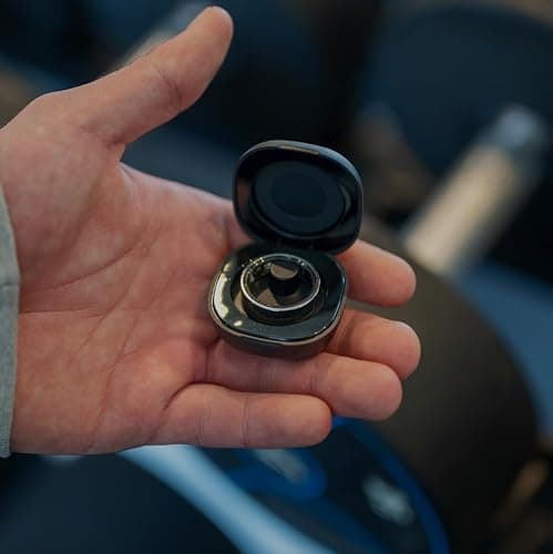 Fitorb Smart Ring Pro - Das Original. High-Tech Fitness- & Gesundheitsring, Schlafanalyse, 24/7 Aktivitätstracking. Temperaturmessung, Stress. Proberinge. (Neptun, Gold, 16,7 mm (6)) thumbnail 4