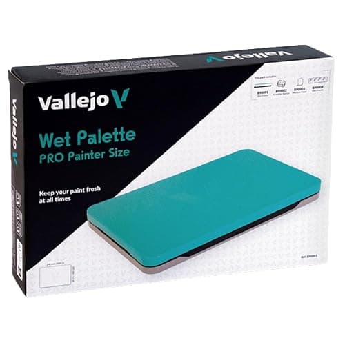 Vallejo - Wet Palette Pro Pinter Size for Miniature and Acrylic Painting Bundle, Includes 2 Hydration Sponge, 30 Moisture Paper and a Well Palette - Keeps Your Acrylic Paint Wet thumbnail 7