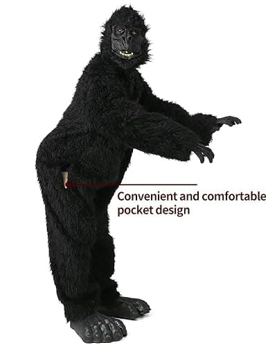 Seasons Deluxe Ape Costume with Feet thumbnail 2