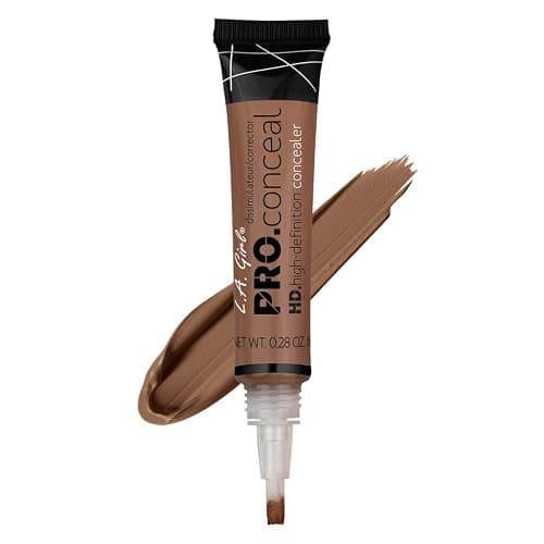 L.A. Girl PRO.Conceal HD High Definition Concealer, Dark Cocoa 8g - Creamy Blendable Formula for Flawless Coverage, Colour Correcting & Highlighting - Image 1
