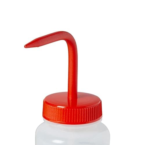 United Scientific™ UniSafe™ Wash Bottle for Acetone, 500mL - Labeled with Color Coded Chemical & Safety Information (4 Colors) - Wide Mouth, Self Venting, Low Density Polyethylene thumbnail 3