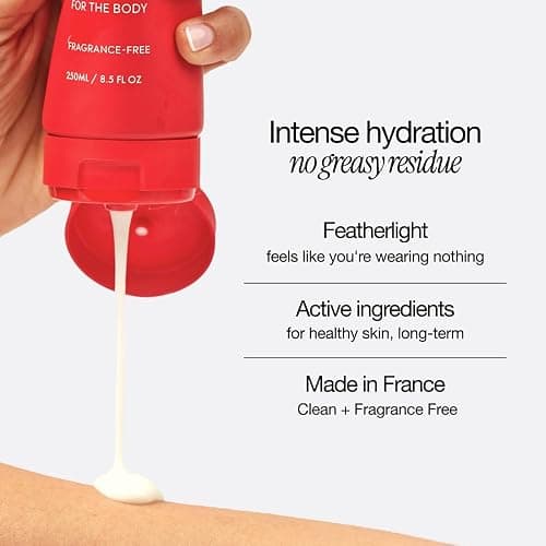 ABI AME Summer Skin Niacinamide Body Lotion + Saccharide Isomerate, 250 mL | 72-hour Hydration, Fast Absorbing Serum+Lotion Hybrid, Unscented, Non-Greasy, Oat Extract + Vitamin B5, Vegan, Made In France thumbnail 5