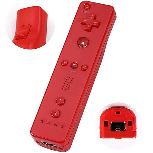 Tevodo Wii Remote Controller, 4 Packs Upgrade Wireless Controller Compatible with Wii Wii U(Red Blue Pink Deep Blue) thumbnail 7