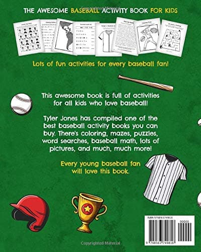 The Awesome Baseball Activity Book for Kids thumbnail 2