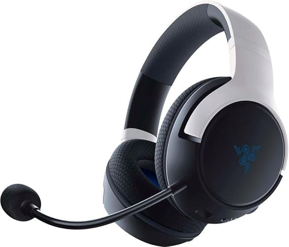 Razer Kaira Dual Wireless Gaming Headset for PlayStation 5 / PS5, PC, Mobile, PS4: Triforce 50mm Drivers - HyperClear Cardioid Mic - 2.4GHz and Bluetooth w/SmartSwitch - EQ Toggle - White/Black thumbnail 4